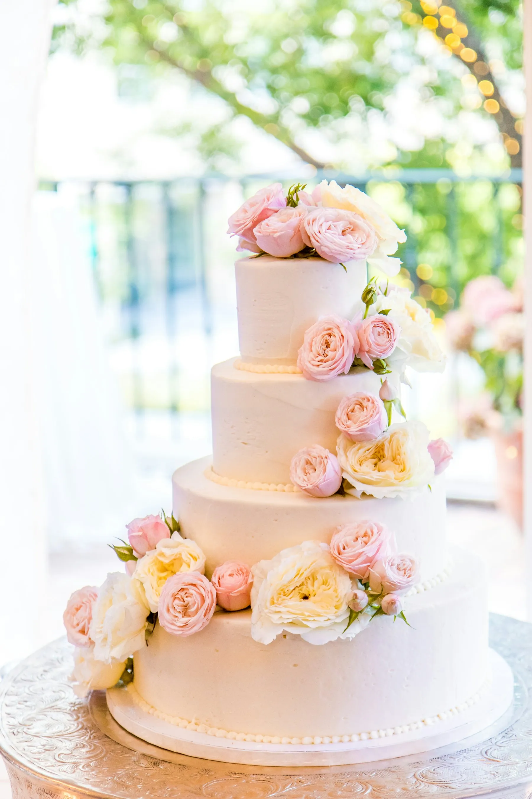Floral Tier custom cake